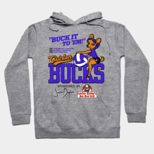 Clairton Bucks Volleyball + Jackie Daytona WWDITS Hoodie